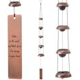 thumbnail image 2 of TGHTBA-36'' Memorial Sympathy Wind Chimes for Loss of Loved One Dog Bereavement Gift Idea in Memory, Red Copper Wind Chime with 5 Bells Condolences Basket for Mother Father Pet (Loved One), 2 of 4