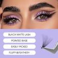 thumbnail image 3 of WENDY Lashes Éventails Prémélangés Extensions de Cils 1200 Pcs Extension de Cils Volume 20D Extensions de Cils Éventails Prémélangés Amples D Curl Mixte Base Pointue 9-20mm, 3 of 7
