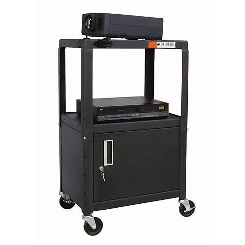 Buhl Adjustable Steel AV Cart with Locking