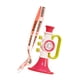 thumbnail image 2 of Silbato de juguete para niños con forma de trompeta, altavoz musical pequeño, ideal para cumpleaños. Rosa, 2 of 9