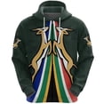 thumbnail image 2 of Sudadera con capucha con estampado 3D de la bandera de Sudáfrica para hombre, chaqueta informal de manga larga con cremallera, sudadera deportiva para hombres y mujeres, jerséis con capucha, 2 of 5