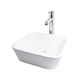 thumbnail image 1 of Kit Lavabo Ovalin Cuadrado Con Accesorios Porcelana Esmaltada Ceramosa TUCSON, 1 of 8