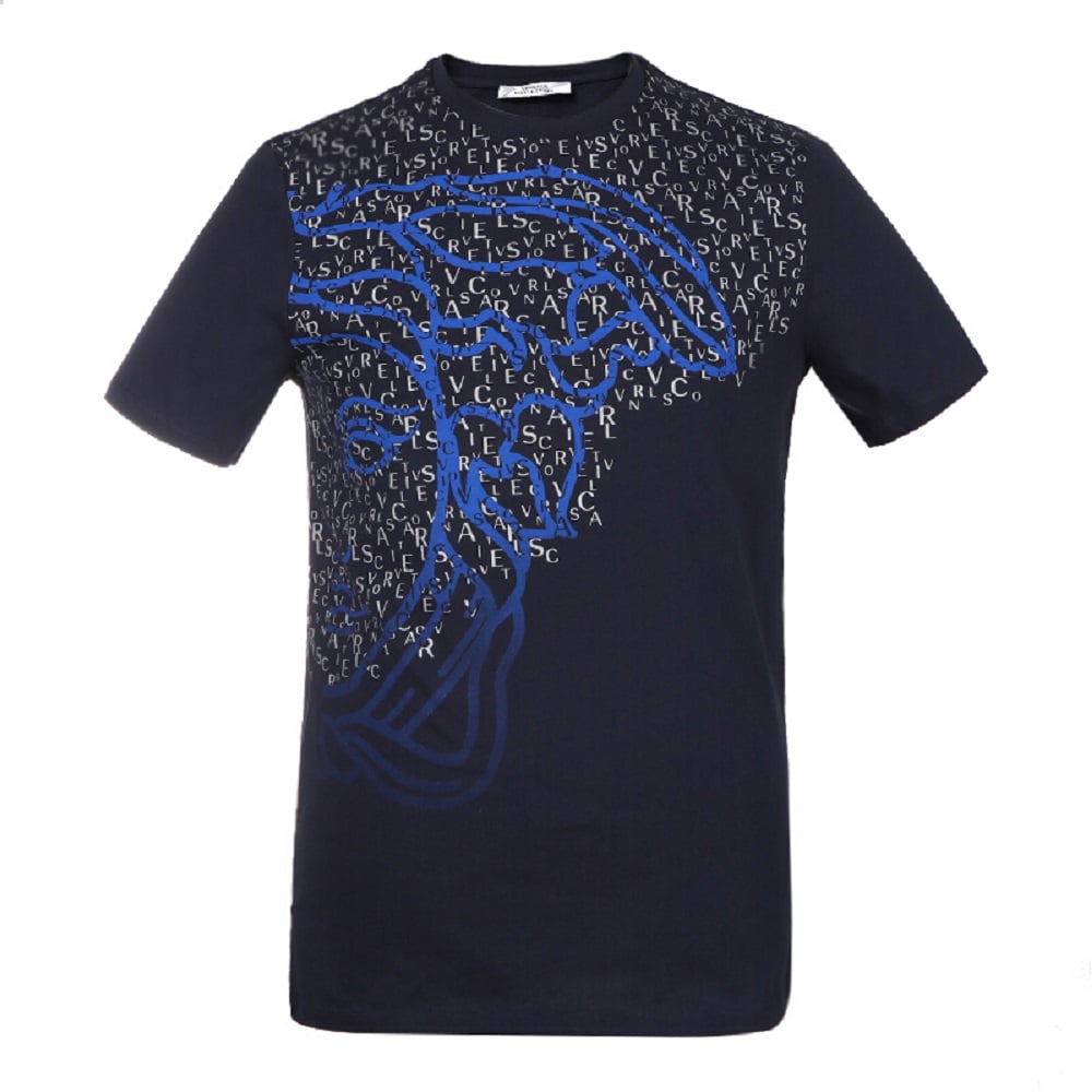 Cream Versace Collection /'Baroque/' Graphic Cotton T-Shirt