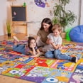 thumbnail image 7 of KC Cubs | DC Super Hero ABC Alphabet Traits & Emotions Educational Learning & Game Area Rug Carpet for Kids and Children Bedrooms and Playroom, 7 of 7