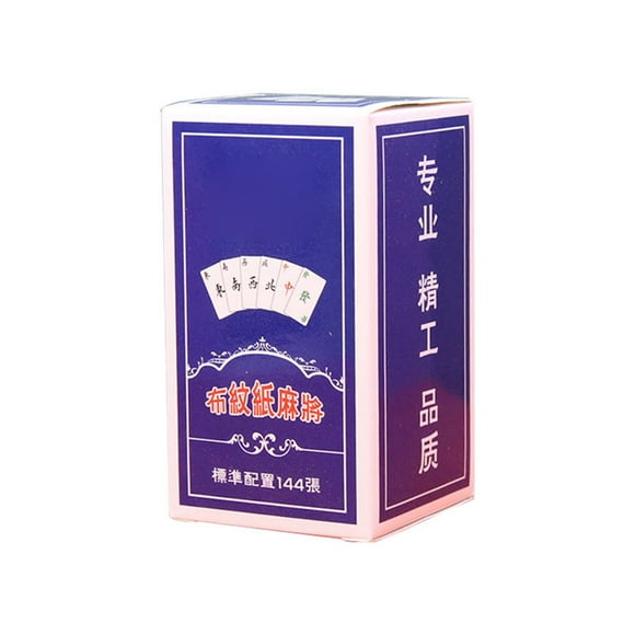 Card Mahjong Playing Card Portable Travel Paper Mahjong Trend Playing Board Games Multiplayer Outdoor Games Toys