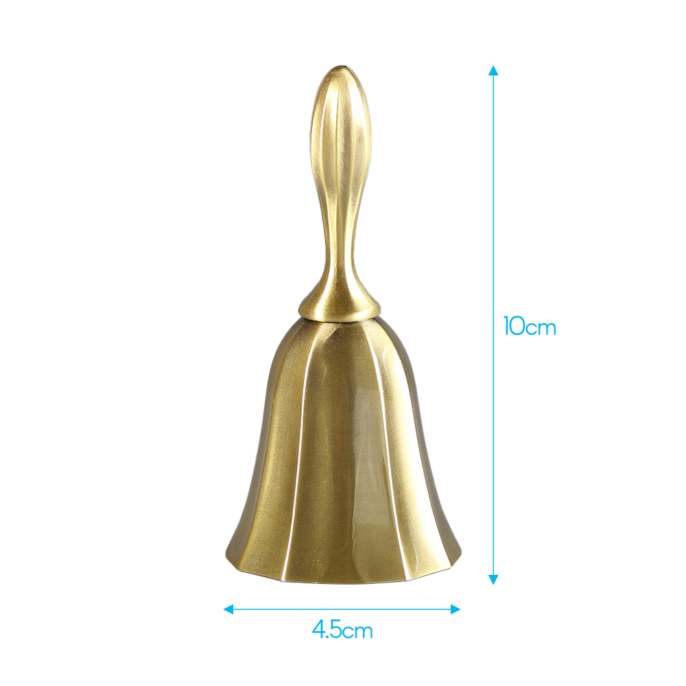 Dcenta Multifunctional Hand Bell Call Bell Musical Instrument for Home School Church Restaurants - image 2 of 7