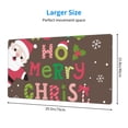 thumbnail image 2 of Kdxio Ho Ho Ho Merry Christmas Print Large Gaming Mouse Pad,Non-Slip Base,Water Resist Keyboard Pad for Gamer,Office & Home,29.5 x 15.8 in, 2 of 6