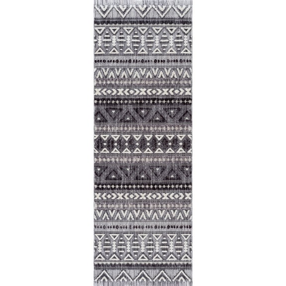 United Weavers Chelsea Lutz Grey Runner Rug 2'7" x 7'2"