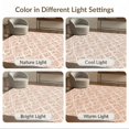 thumbnail image 7 of ODIKA Spotted Boho Layout Border Cheetah Inspired Pink Print Leopard Playful for Queen Size Bedroom, Under Bed, Master Suite, Foldable Easy Care, 7 of 7