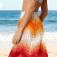 thumbnail image 7 of Levmjia Women's Bohemian Beach Pants 100% Polyester Pearl Chiffon Swim Cover Up Loose Wide Leg Sun Protective UPF Beachwear for Women S - 2XL, 7 of 7