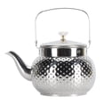thumbnail image 2 of Stainless Steel Teapot, Removable Filter, Generous Capacity, for Various Settings, 2 of 7
