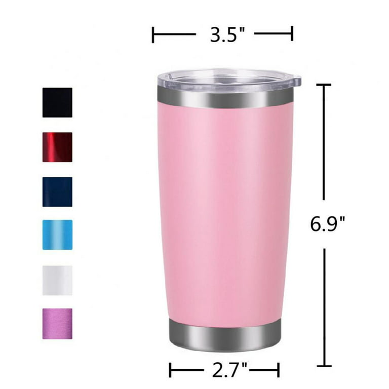20oz Tumbler with Handle, Insulated Coffee Tumbler with Leak-proof 2-in-1  Lid and Straw, Double Wall…See more 20oz Tumbler with Handle, Insulated