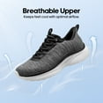 thumbnail image 4 of Nortiv 8 Women's Slip on Walking Shoes Tennis Lightweight Gym Sneakers ActiveFlow Workout Breathable Hands-Free Cross Trainer Comfortable Fashion Sneakers, 4 of 6