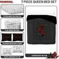 thumbnail image 5 of Marvel Deadpool Wanted 7 Piece Queen Size Bed Set with Shams, 5 of 5