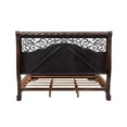 thumbnail image 5 of Arbor Place Dark Brown King Sleigh Bed, 5 of 6