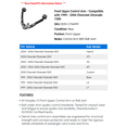 thumbnail image 2 of Front Upper Control Arm - Compatible with 1999 - 2006 Chevy Silverado 1500 2000 2001 2002 2003 2004 2005, 2 of 2
