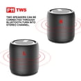 thumbnail image 2 of LAATIKUI Bluetooth Speaker Outdoor Wireless TWS Mini Subwoofer Portable Speaker, 2 of 10