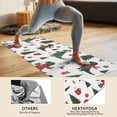 thumbnail image 4 of White Cartoon Christmas Dinosaurs Sweaters Pattern Hot Yoga Mat Towel Non Slip for Hot Yoga - Quick-Drying Yoga Mat Cover with 4 Corner Pockets with Travel Bag - Hot Yoga Towel Non Slip 74"x26", 4 of 6