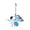 Blue#01, variant on Courtyard Lamp, Garden Decor Light, Insect Shaped Landscape Atmosphere Stake Light with Durable Frame for Outdoor Path Lawn Yard Decoration