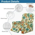 thumbnail image 5 of Xixirimido Boho Style Mandala Recliner Chair Cover, 4-Pieces Stretch Recliner Covers for Recliner Chair Soft Reclining Chair Slipcover Furniture Protector for Pets Kids, 5 of 8