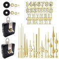thumbnail image 2 of 4Pcs Quartz Clock Movement Part 12Set Gold Hands Contain Numerals Kit, 2 of 5