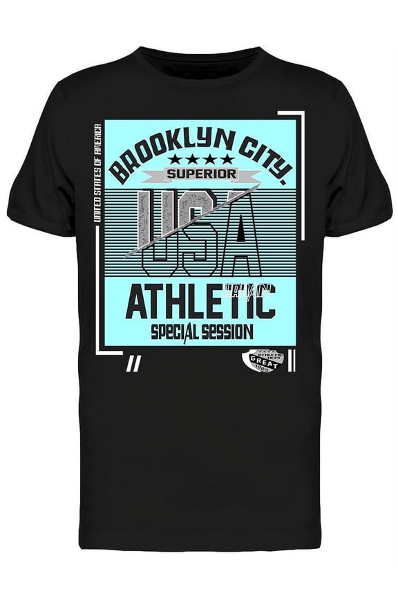 Brooklyn City Athletic T-Shirt Men -Image by Shutterstock, Male Small