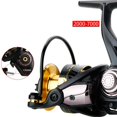 thumbnail image 3 of Spinning Reel Fishing Line Winder Fishing Reels Saltwater Metal Profession High Speed Ultralig Spinning Spool 1000-5000 Series ,Rigid Aluminum Skeletal Frame, 3 of 6