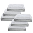 thumbnail image 2 of 6pcs Decorative Fence Post Caps For Decks And Corridors Square Post Caps Heavy Duty Garden Fence Post Caps Fence Post End Toppers, 2 of 6