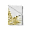 thumbnail image 2 of Mandala Soft Flannel Fleece Throw Blanket, Geometric Elements Vintage Vivid Motif Oriental Style, Cozy Plush for Indoor and Outdoor Use, 70" x 90", Yellow and White, by Ambesonne, 2 of 6