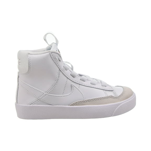 Nike Blazer Mid '77 SE Dance Leather PS Girls Shoes Size 11, Color: White/White/White/Black