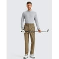 thumbnail image 3 of CRZ YOGA Men's All Day Comfy Golf Pants 30"/32" Quick Dry Lightweight Work Casual Trousers with Pockets, 3 of 5