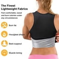 thumbnail image 4 of Lilvigor Sweat Vest for Women Workout Training Heat Trapping Zipper Sauna Vest Slimming Tank Top, 4 of 6