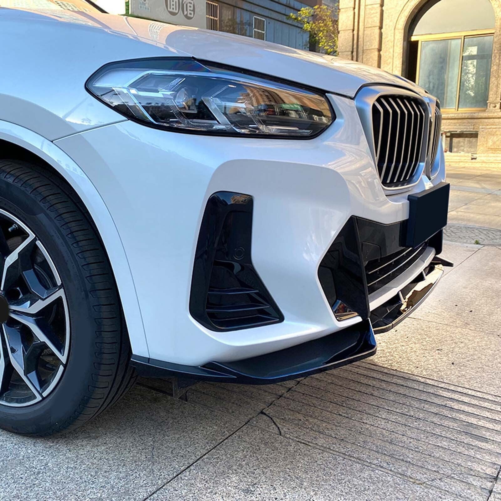 Für BMW G01 G02 X3 X4 ABS Auto Front Stoßstange Splitter Lip Diffusor  Spoiler Schutz Abdeckung Schutz Deflektor Lippen 2017-2021 M-sport -  AliExpress