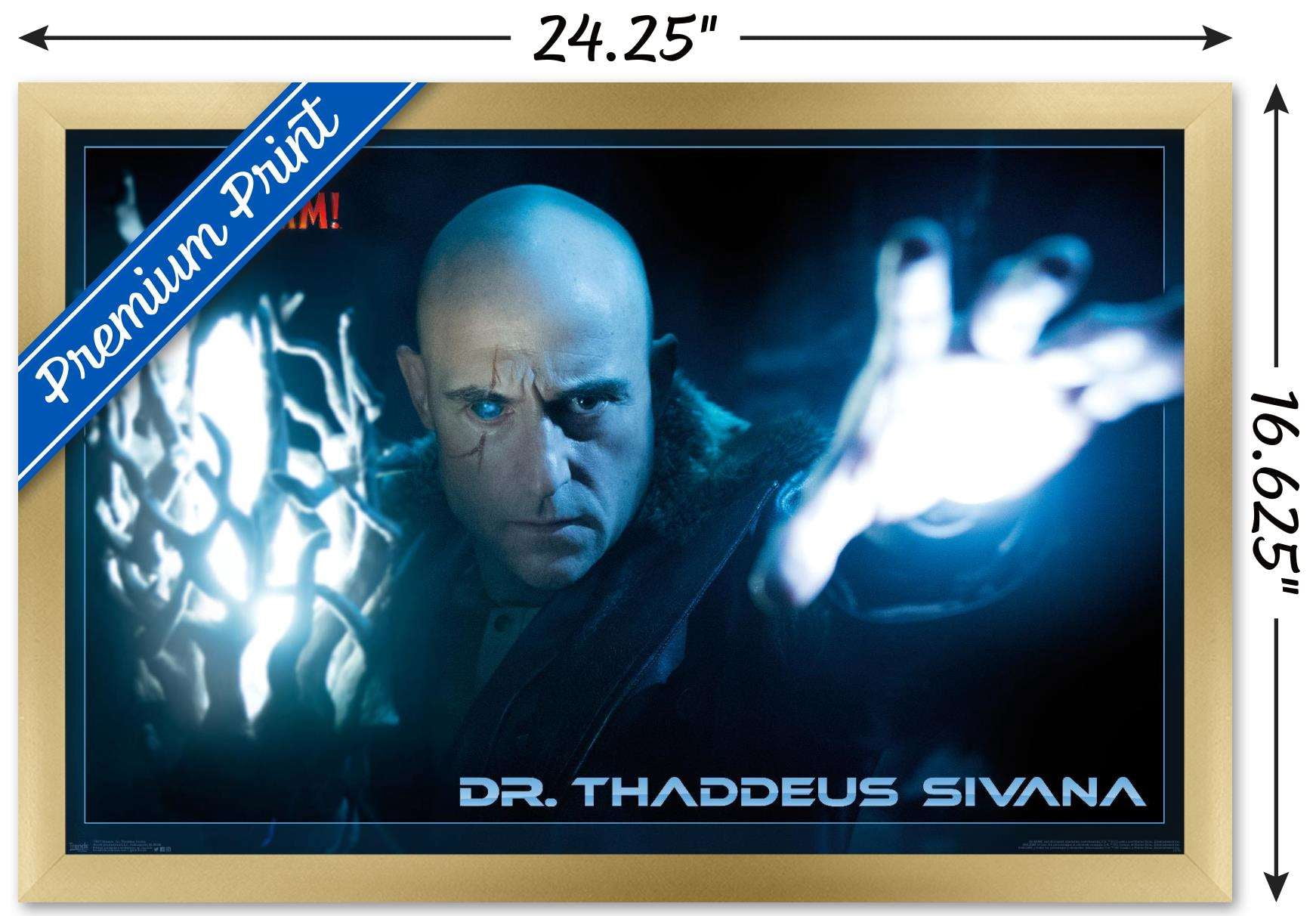 DC Comics Movie - Shazam - Dr. Sivana Wall Poster, 14.725" x 22.375", Framed