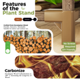 thumbnail image 5 of Plant Stand Indoor Corner Plant Shelf Wood Plant Holder for Multiple Plants Tall Flower Stands Combo Plant Table Rack Garden Patio Lawn Window, 5 of 8