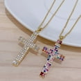 thumbnail image 2 of Vireellx Cross Pendant Necklace for Women Color Zircon for Women Jewelry Valentines Day, 2 of 9