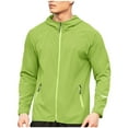 thumbnail image 2 of Xysaqa Men's Women's Sun Protection Lightweight Jackets Outdoor Sports Runnng Full Zip Hooded Jacket Casual Long Sleeve Fishing Hiking Hoodies Shirt Jacket Plus Size 2X 3X 4X, 2 of 8