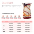 thumbnail image 3 of Balery Baseball Ball With Flag Camisón de princesa para niñas, pijama de algodón con mangas abullonadas, suave y bonito.-XX-Large, 3 of 6