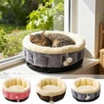 thumbnail image 7 of Soothing Dog and Cat Bed – Warm, Soft, Round Fluffy Faux Fur Pet Bed, Comfortable Cushion for Small, Medium & Large Dogs and Cats, 7 of 7
