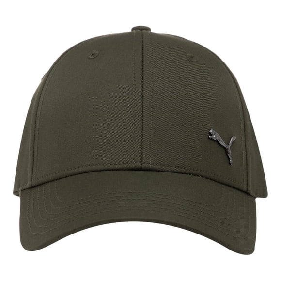 Gorra Puma Hombre Mujer Casual Entrenamiento Gold Metal Cat Verde Oscuro Único
