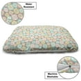 thumbnail image 3 of Pastel Pet Bed, Retro Soft Toned Meadow Poppy Blossoms Flourishing Spring Revival Pattern, Resistant Pad for Dogs and Cats Cushion with Removable Cover, 24" x 39", Mint Green Coral Rose, by Ambesonne, 3 of 4