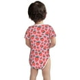 thumbnail image 6 of Rocae Cartoon Strawberry for Baby Climbing Clothes Soft Baby Romper for Active Infants Comfortable and Breathable Crawling Jumpsuit Unisex Baby Outfit 6 Months, 6 of 8