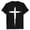 hgg144-Black, variant on Men’s Novelty T-Shirts Jesus Cross Faith Casual Crewneck Short Sleeve Shirt Christian Shirts for Men Workout Tees