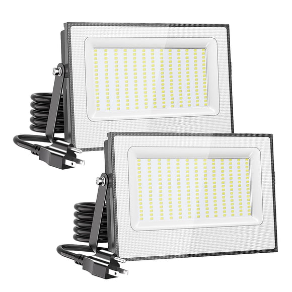 Focos LED Onforu para exteriores, 200 W, 19 000 lm, IP66, 6500 K, 2 unidades