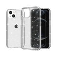 thumbnail image 1 of SaniMore for iPhone 14 Plus 6.7" Lightweight Glitter Case, Rugged Clear PC Back [Not Yellowing Technology] Full Body Protective Case for iPhone 14 Plus Women Ladies Girls, White, 1 of 8