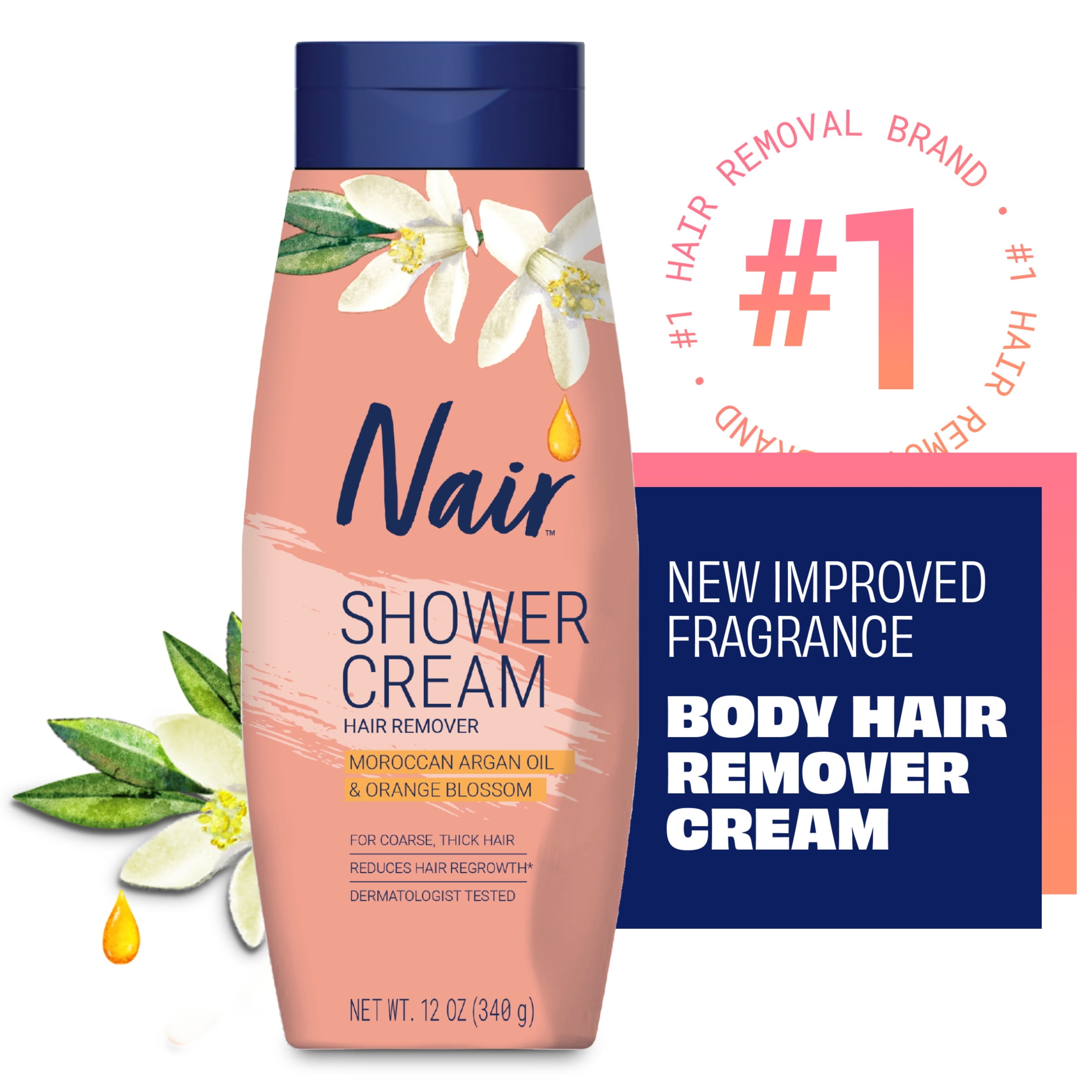 Nair Body Cream Hair Remover, Oat Milk & Vanilla, Body Hair Removal Cream  for Women, 7.9 oz - Walmart.com