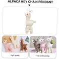 thumbnail image 2 of LAICAIW 2pcs Key Chain Plush Keychains for Backpacks Alpaca Car Accessories Cute Badge Reel Girl Car, 2 of 7