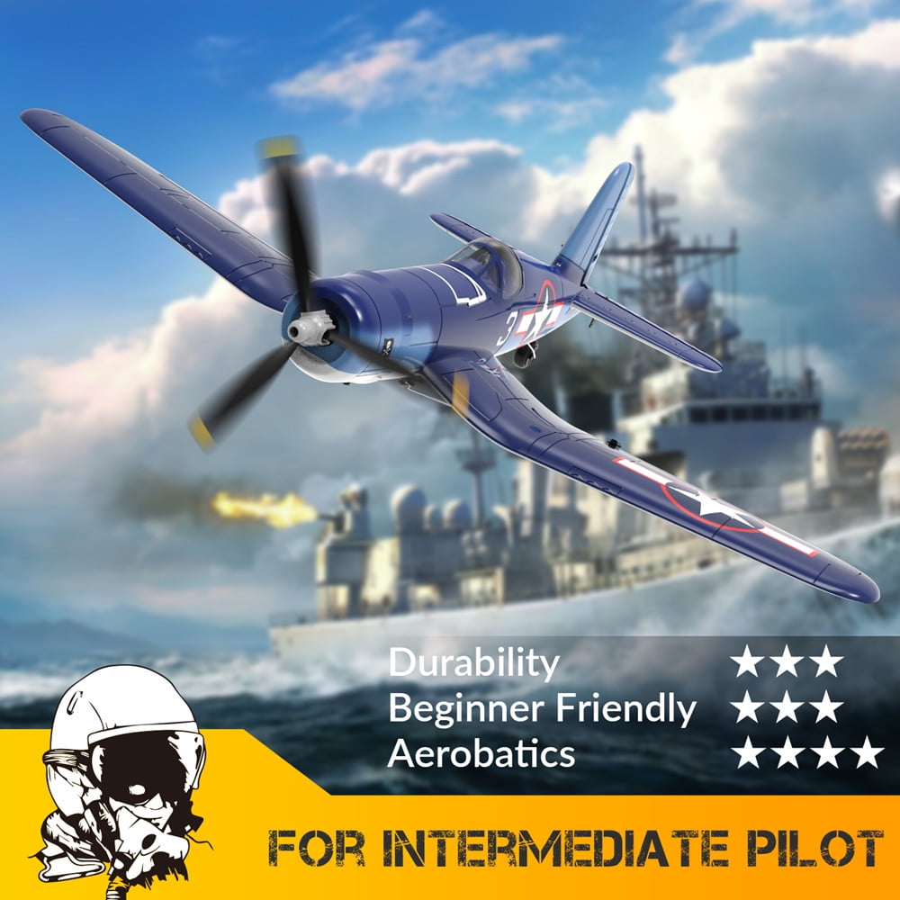 Volantex F4U Fighter 2.4G 4CH Fixed Wing RC Airplane 6-Axis Gyro Aerobatic Remote Control Plane Toys