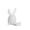 White, variant on Easter Decorations 3D Printed Bunny Ornament – Easter Rabbits Figurine for Spring Home Decor, Shelf Display Easter Gifts, 1Pcs Pink