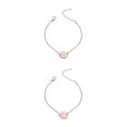 thumbnail image 1 of Guardurnaity A-Z Cadena Alfabeto Pulsera Letras Redondas Colgante Señora Retro Brazaletes Chica Mujer Joyería Type6 NO6, 1 of 6